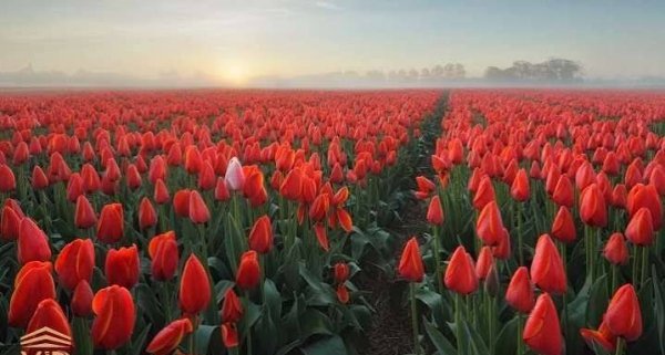  عکس گل های لاله رنگارنگ برای کامپیوتر