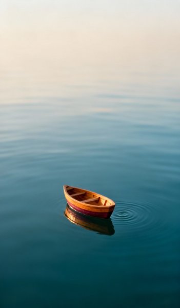  عکس قایق چوبی پارویی در دریا
