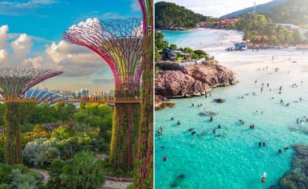  عکس جاهای دیدنی سنگاپور مالزی