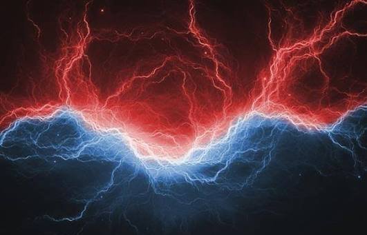  عکس رعد و برق قرمز برای پروفایل