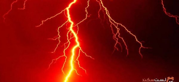  عکس رعد و برق قرمز برای پروفایل