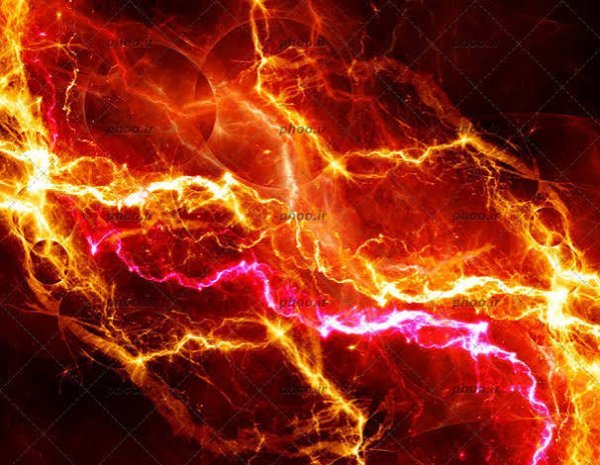  عکس رعد و برق قرمز برای پروفایل