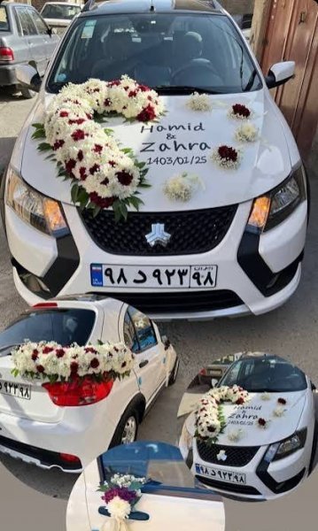  عکس ماشین عروس