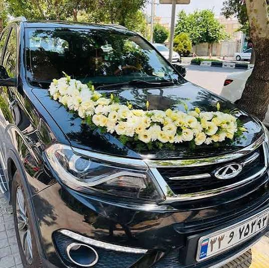  عکس ماشین عروس ساده