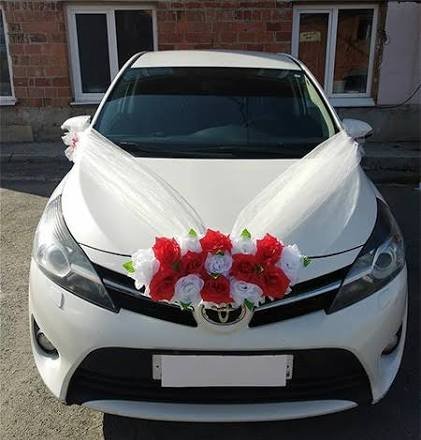  عکس ماشین عروس ساده