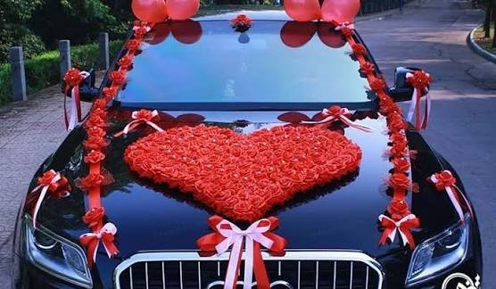  عکس ماشین عروس ساده