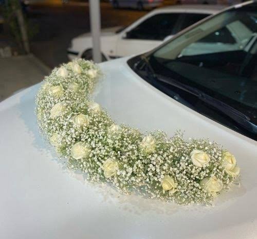  عکس ماشین عروس ساده