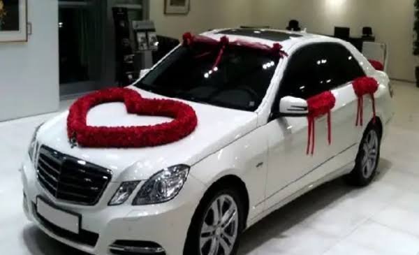  عکس ماشین عروس ساده