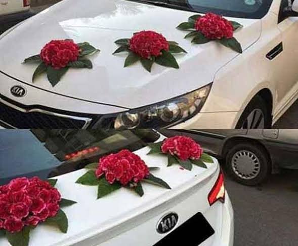  عکس ماشین عروس ساده