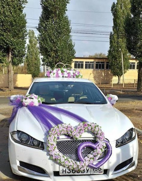  عکس ماشین عروس ساده