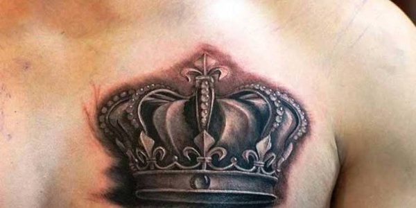  عکس طرح تاتو روی سینه مردانه
