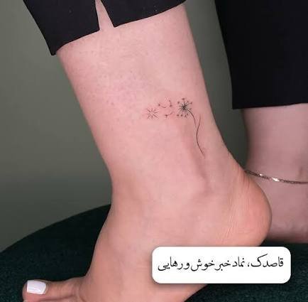  عکس طرح تاتو مچ پا زنانه