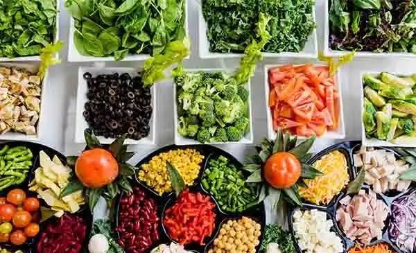  عکس جدول غذاهای با فیبر بالا