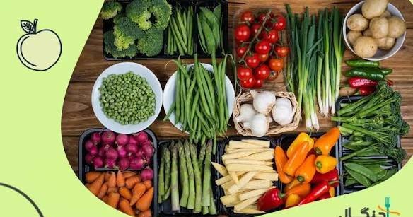 عکس جدول غذاهای با فیبر بالا