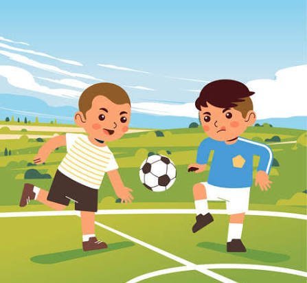  عکس کارتونی پسر بچه فوتبالیست