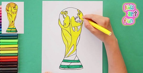  نقاشی فوتبال آسان