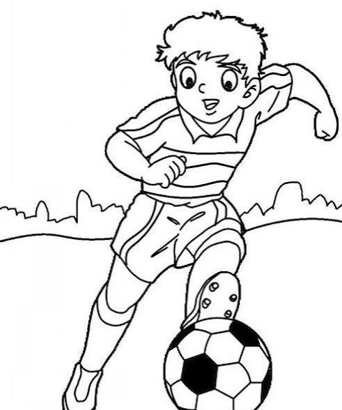  نقاشی فوتبال آسان