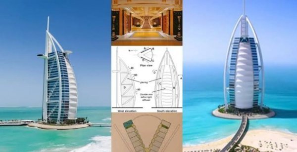  عکس ساختمان برج العرب دبی