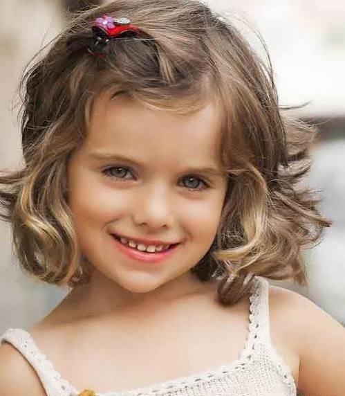  عکس دختر بچه با مدل موهای عروسکی کیوت