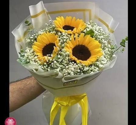  عکس دسته گل آفتاب گردان