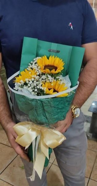  عکس دسته گل آفتاب گردان