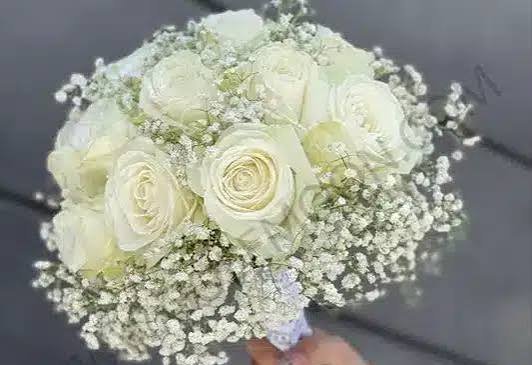عکس دسته گل سفید