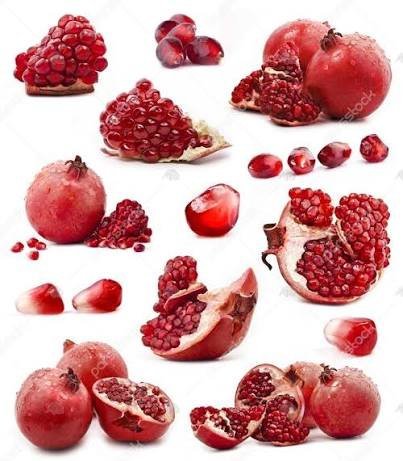  عکس زیبای دانه های قرمز انار