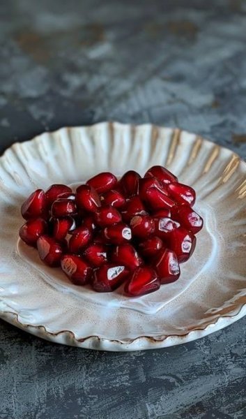  عکس پروفایل ظرف پر از دانه های انار