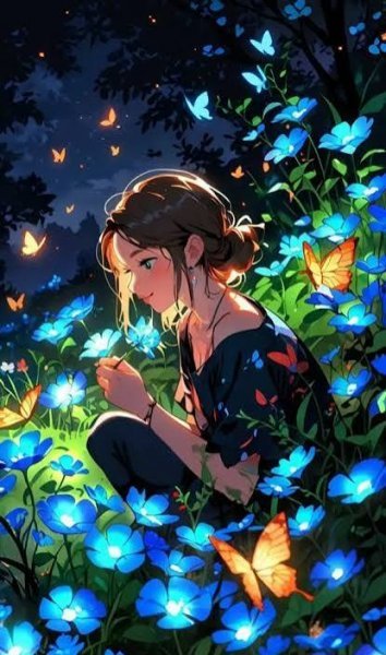  عکس پروفایل انیمه ای دختر تنها