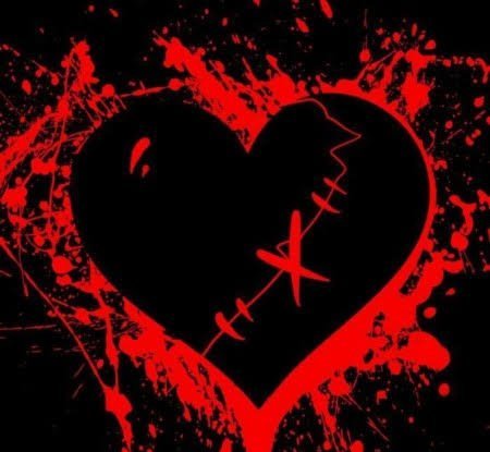  عکس پس زمینه قلب قرمز شکسته شده با کیفیت بالا