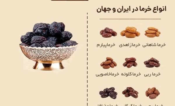  عکس انواع خرما