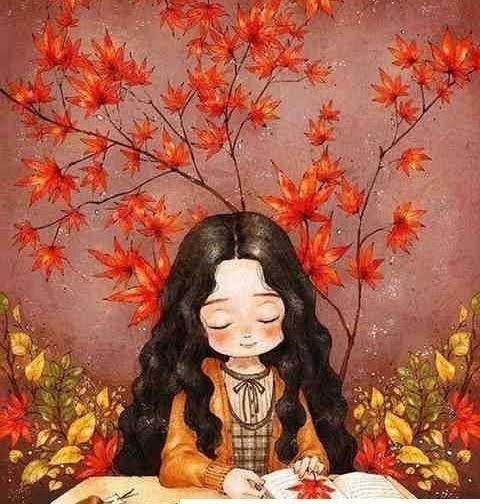  نقاشی پاییز دخترانه