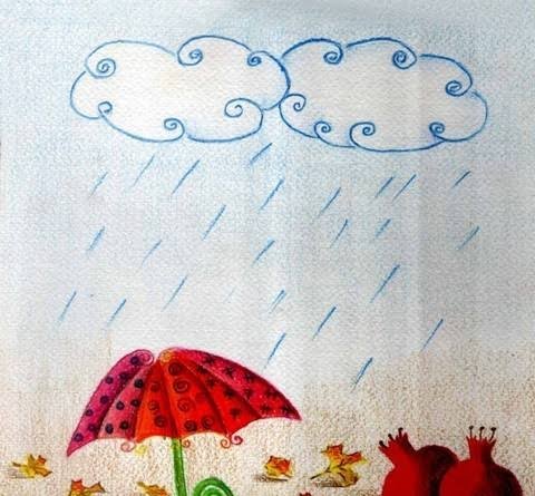  نقاشی پاییز برای مدرسه