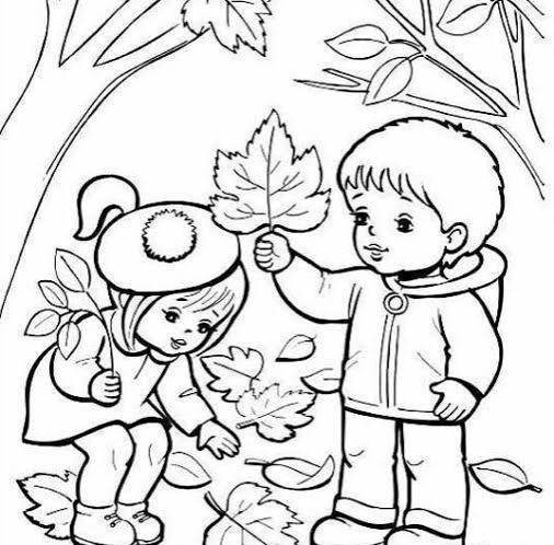  نقاشی پاییز برای مدرسه