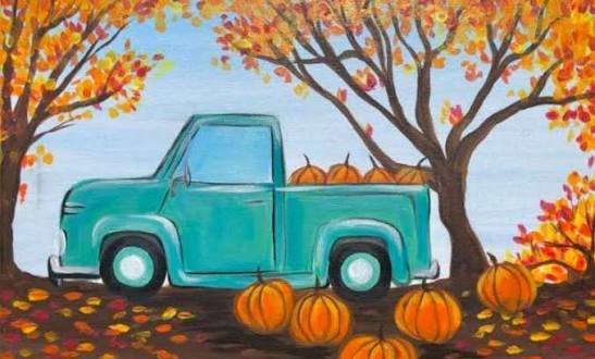  نقاشی پاییز برای مدرسه