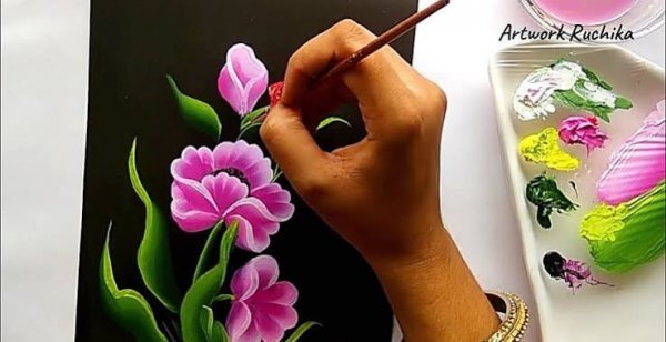  عکس نقاشی رنگ روغن شیک و ساده با کیفیت