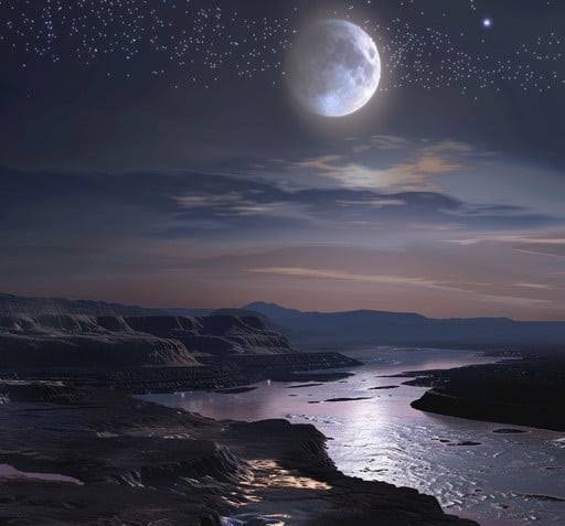  عکس شب مهتابی زیبا
