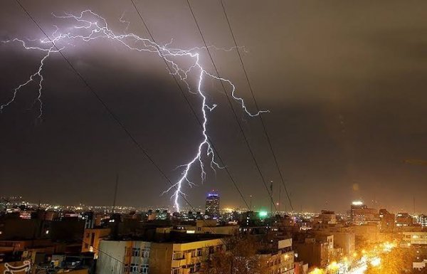  عکس رعد و برق زیبا در آسمان