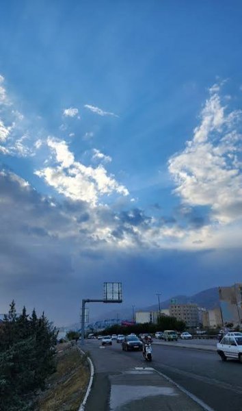  عکس تصویر زمینه آسمان ابری بسیار زیبا