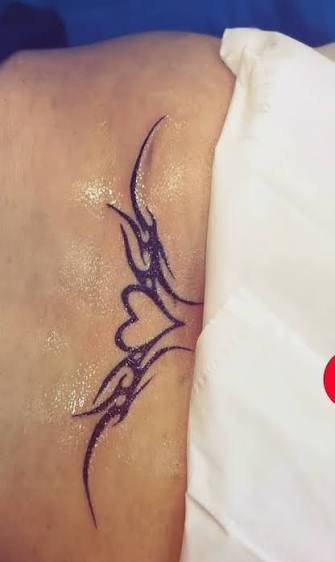  عکس تاتو قلب تیر خورده فانتزی