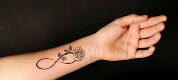  عکس تاتو مینیمال بی نهایت برای دختر و پسر