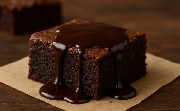  عکس کیک شکلاتی نرم و خیس به همراه بستنی