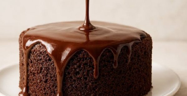  عکس کیک شکلاتی نرم و خیس به همراه بستنی