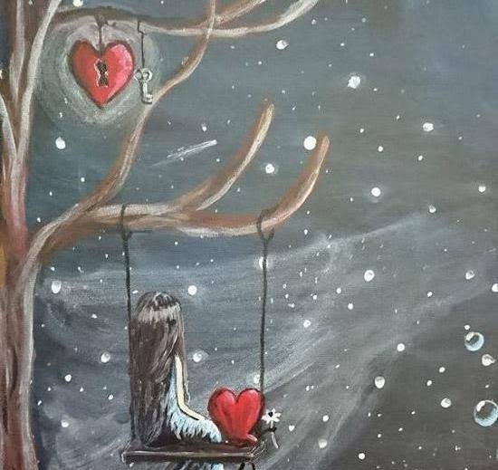  والپیپر قلب شکسته برای گوشی دخترونه