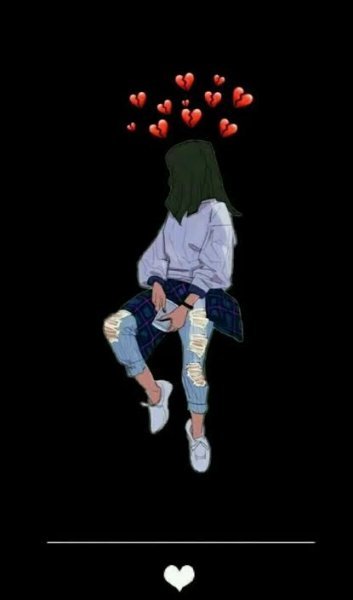  والپیپر قلب شکسته برای گوشی دخترونه