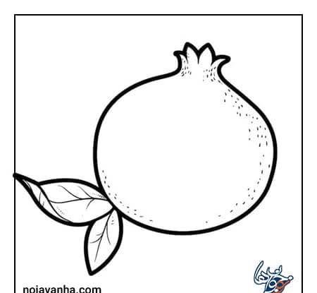  نقاشی انار آسان
