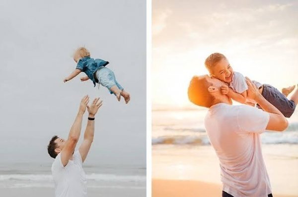  ژست عکاسی کنار ساحل