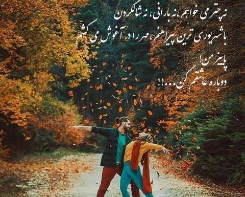  عکس رمانتیک جنگل پاییزی برای پروفایل