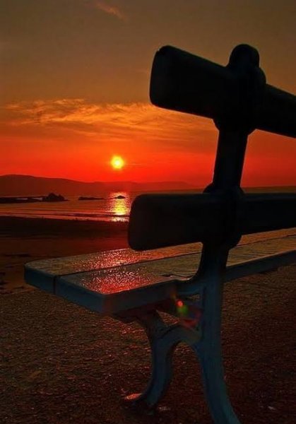  عکس منظره غروب پاییزی