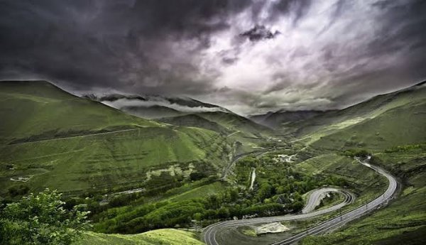  عکس جاده کوهستانی زیبا